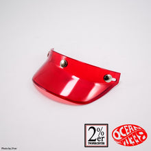Load image into Gallery viewer, Ocean Beetle Helmet Visor/Red BEETLE VISOR
