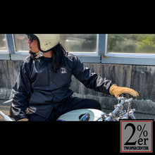 Load image into Gallery viewer, 2%ER Coach JKT Support your local logo Black