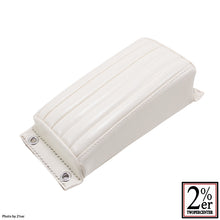 Load image into Gallery viewer, Narrow Type Bates Replica Solo Seat/Pillion Pad Set, Flat Base, White
