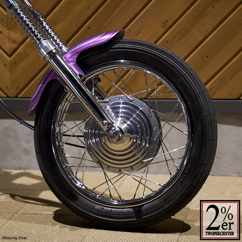 2%er Front Wheel Aluminum Hub Cap Starburst Type [SR400/500]