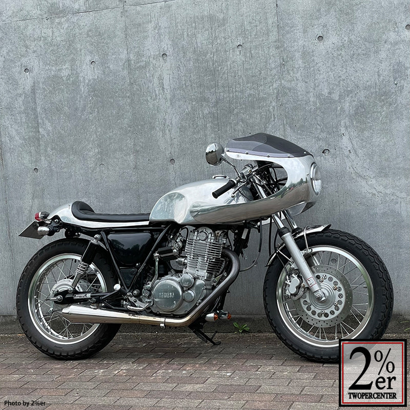 CHUCK BOX Front short fender Stainless steel for SR400/SR500