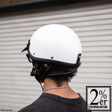 Load image into Gallery viewer, 2%er Special Order Matte White OCEANBEETLE Shorty 4 Helmet
