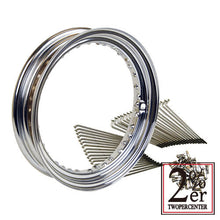 Load image into Gallery viewer, 16" Kit Steel Spoke SR400/500 Rear