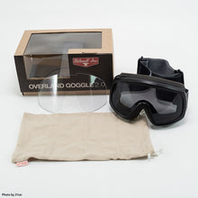 Load image into Gallery viewer, Biltwell Overland 2.0 Goggles Stripe S/G/B