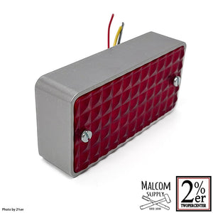 Square Taillight Jagged MALCOM SUPPLY