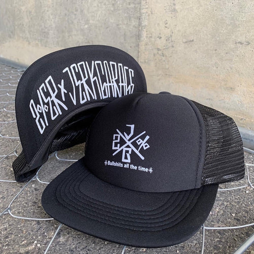 2%ER x JERKGARAGE Mesh Cap Black