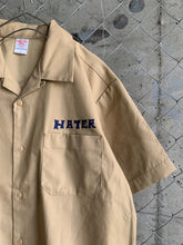 Load image into Gallery viewer, 2%ER x BADPSYCHOHEAD HATER Work Shirt Beige