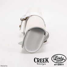 Load image into Gallery viewer, CREEK MOTORCYCLE x AT-DIRTY Leather Plain Tool Bag Ivory