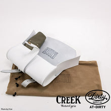 Load image into Gallery viewer, CREEK MOTORCYCLE x AT-DIRTY Leather Plain Tool Bag Ivory