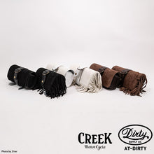 Load image into Gallery viewer, CREEK MOTORCYCLE x AT-DIRTY Leather Plain Tool Bag Ivory