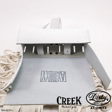 Load image into Gallery viewer, CREEK MOTORCYCLE x AT-DIRTY Leather Fringe Tool Bag Ivory