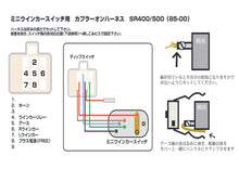 Load image into Gallery viewer, Mini blinker &amp; dip switch coupler on kit SR400/500 (85-00)