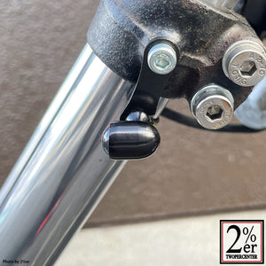 Universal Turn Signal Stay 5A Type Steel Black 2p