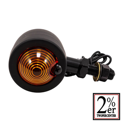 Small Bullet Turn Signal Matte Black 4pcs SET General Purpose