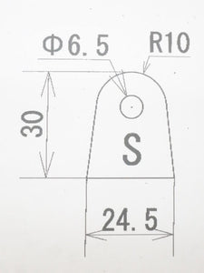 Weld tab S size 4.5mm thick steel 10p