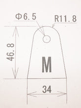 Load image into Gallery viewer, Weld tab M size 4.5mm thickness 2p