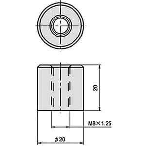 Weld Tornut M8 10 Pieces