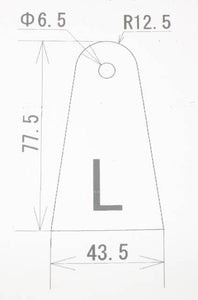 Welding Tabs, 9mm Thickness, Steel, Size L, 10 Pieces