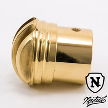 Load image into Gallery viewer, Brass Ribbed Muffler End for 1-3/4&quot; (45mm) Pipe