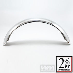 Plain Aluminum Front Fender - 110mm Width