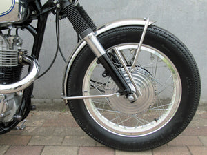 Plain Aluminum Front Fender - 110mm Width