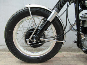 Plain Aluminum Front Fender - 110mm Width