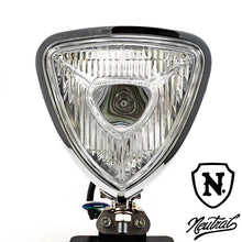 Load image into Gallery viewer, Triangle Headlight Black Body/Plated Rim with Hi/Lo Switching #NEUTRAL #General-purpose parts