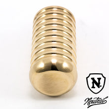 Load image into Gallery viewer, Brass Ribbed Shift Peg for Harley