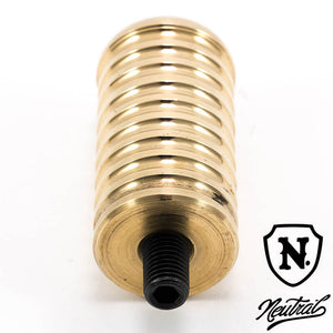 Brass Ribbed Shift Peg for Harley