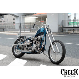 PULLBACK HANDLE/WIDE 1 inch MADE BY CREEK MOTORCYCLE