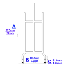 Load image into Gallery viewer, YAMADA Long Round Sissy Bar Bolt-On Kit For SR400/500