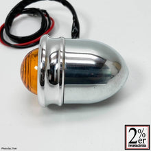 Load image into Gallery viewer, Mini Bullet Winker Light Bulb M10-P1.25 Aluminum Polish 4 Pieces Set