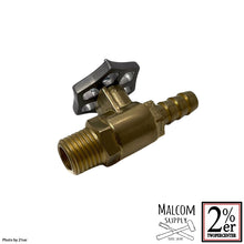Load image into Gallery viewer, Vintage Style Brass Pet 1/4 MALCOM SUPPLY