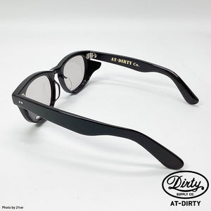 AT-DIRTY / WINDY GLASSES (BLACK×L.BROWN)