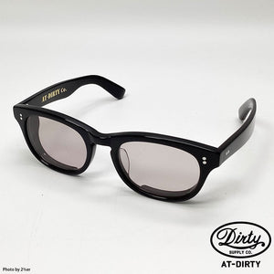 AT-DIRTY / WINDY GLASSES (BLACK×L.BROWN)