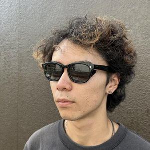 AT-DIRTY / WINDY GLASSES (BLACK×L.BROWN)