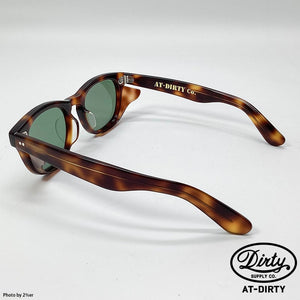 AT-DIRTY / WINDY GLASSES (BROWN×D.GREEN)