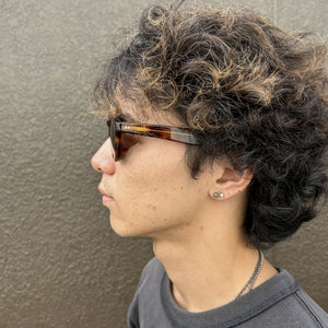 AT-DIRTY / WINDY GLASSES (BROWN×D.GREEN)