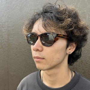 AT-DIRTY / WINDY GLASSES (BROWN×D.GREEN)