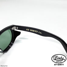 Load image into Gallery viewer, AT-DIRTY / WINDY GLASSES (BLACK×D.GREEN)