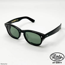 Load image into Gallery viewer, AT-DIRTY / WINDY GLASSES (BLACK×D.GREEN)