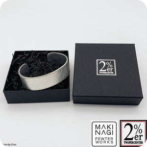 Pewter Bangle Plain Makinagi #apparel #2%er Original