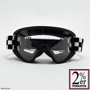 Biltwell Moto Goggles 2.0 Checker Black