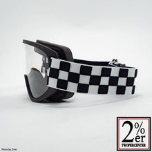 Load image into Gallery viewer, Biltwell Moto Goggles 2.0 Checker Black