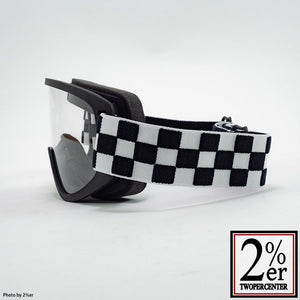 Biltwell Moto Goggles 2.0 Checker Black