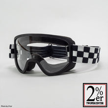 Load image into Gallery viewer, Biltwell Moto Goggles 2.0 Checker Black