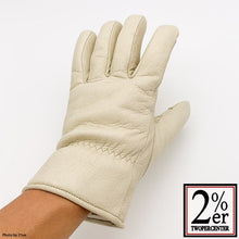 Load image into Gallery viewer, DEER SKIN GLOVE Thinsulate Ivory Winter Gloves