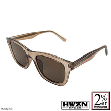 Load image into Gallery viewer, HWZNBROSS Biker Shade Clear Brown/Brown Lens