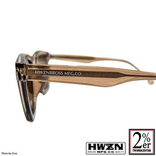 Load image into Gallery viewer, HWZNBROSS Biker Shade Clear Brown/Brown Lens