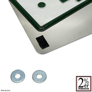 License Plate Reinforced Aluminum Back Plate